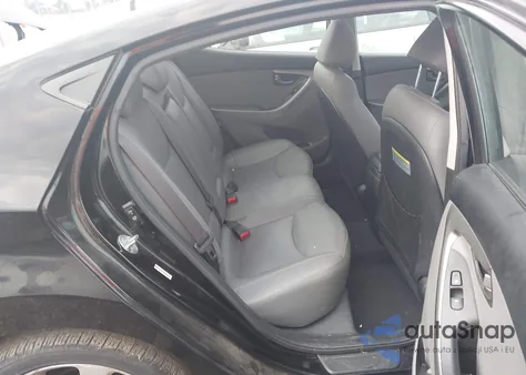 2013 Hyundai Elantra Limited из США, поврежденный, VIN KMHDH4AE2DU727551